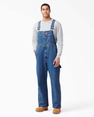 Stonewashed Indigo Bib Overalls