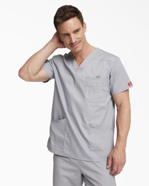 Men's EDS Signature V-Neck Scrub Top