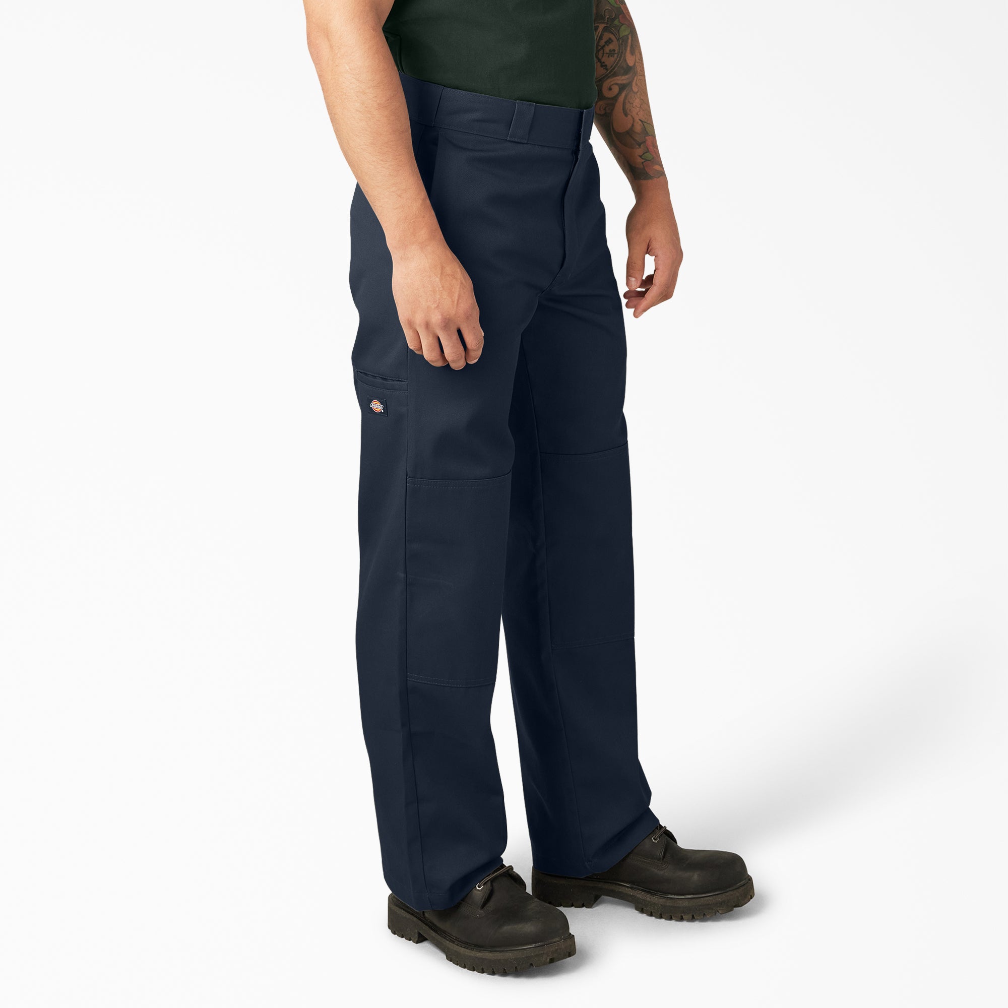 Loose Fit Double Knee Work Pants - Image 4