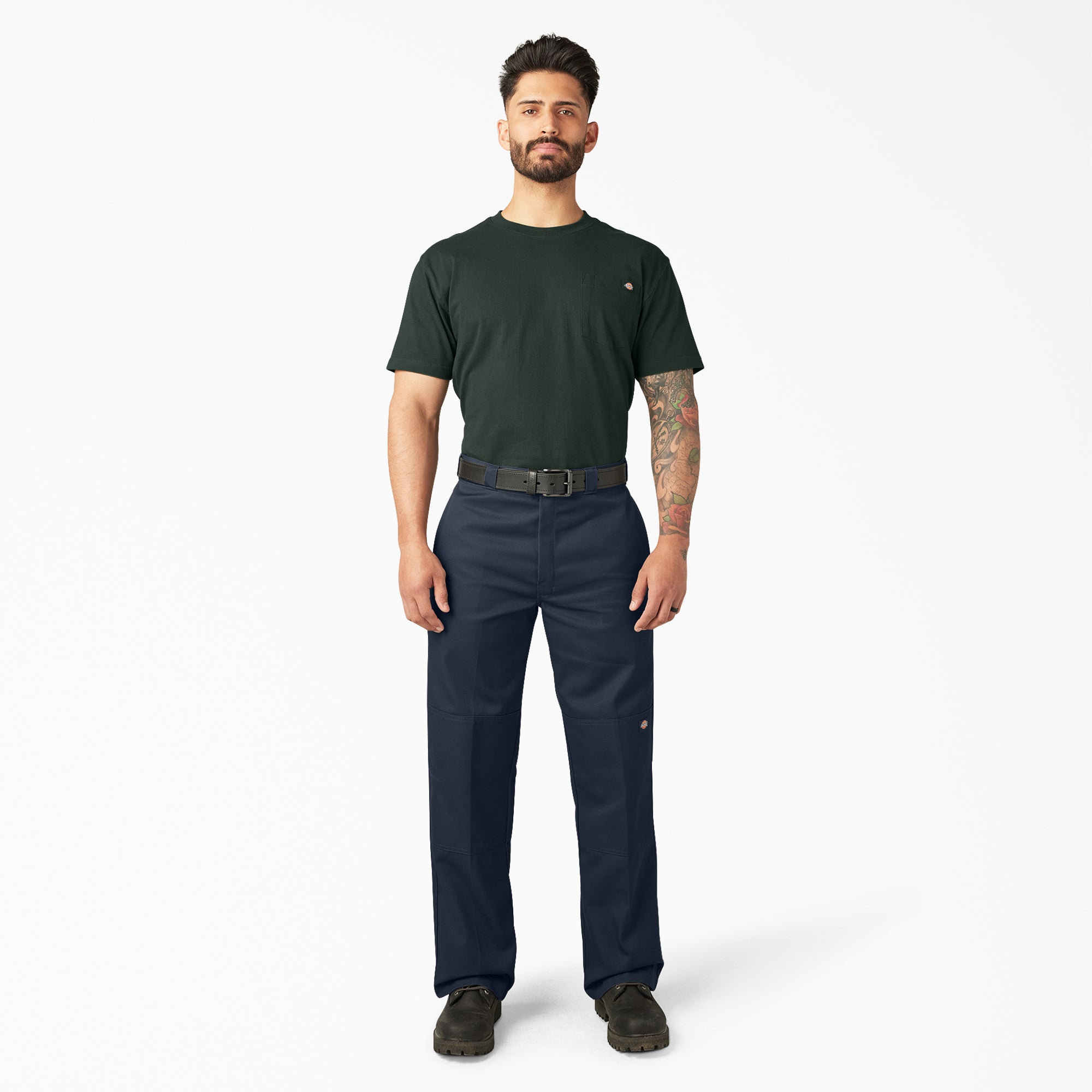 Loose Fit Double Knee Work Pants - Image 5