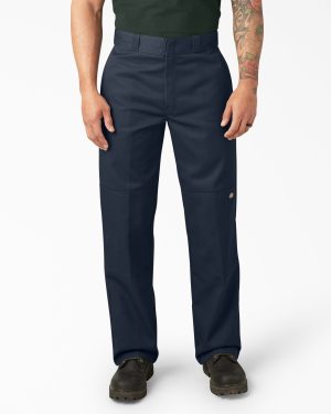 Loose Fit Double Knee Work Pants