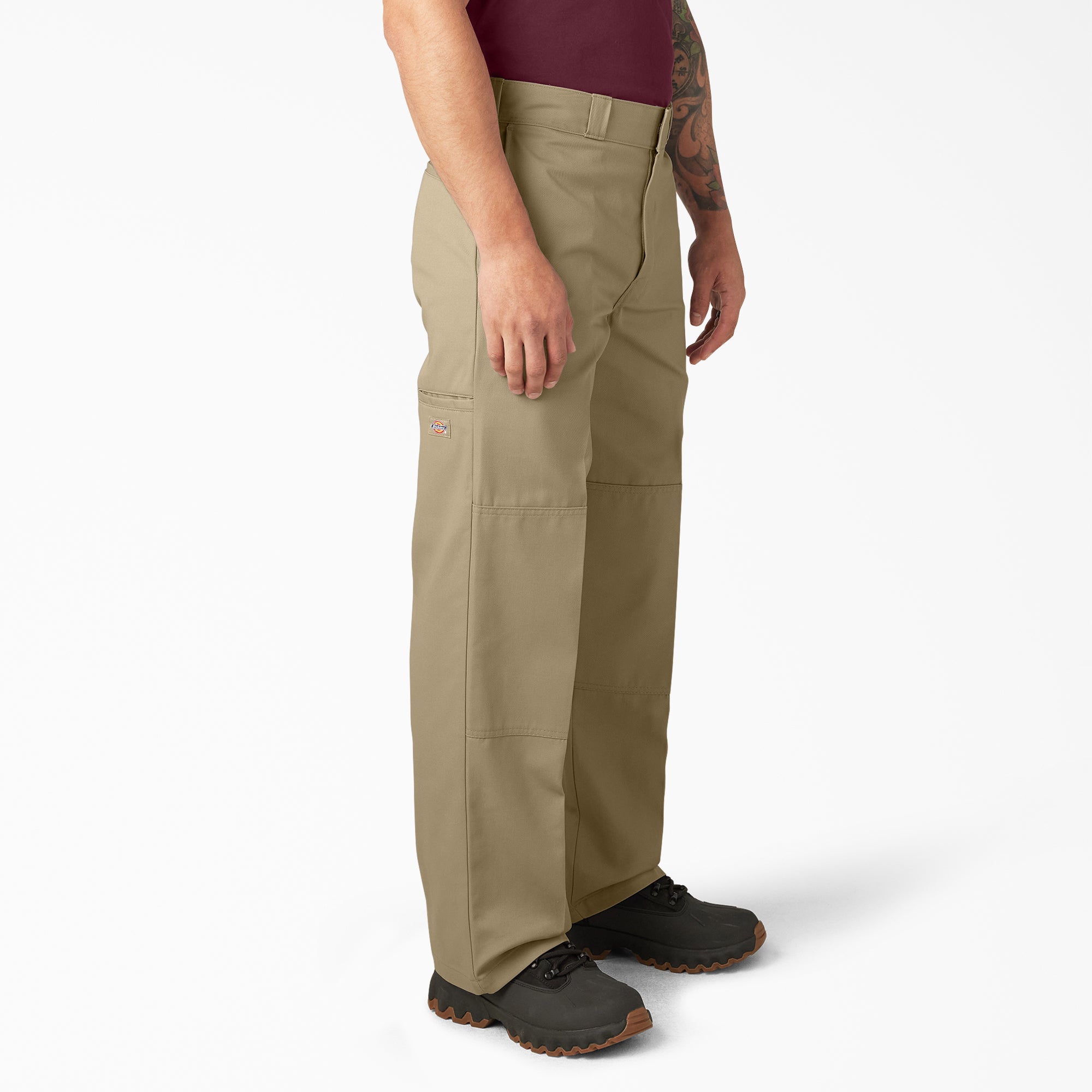 Loose Fit Double Knee Work Pants - Image 4