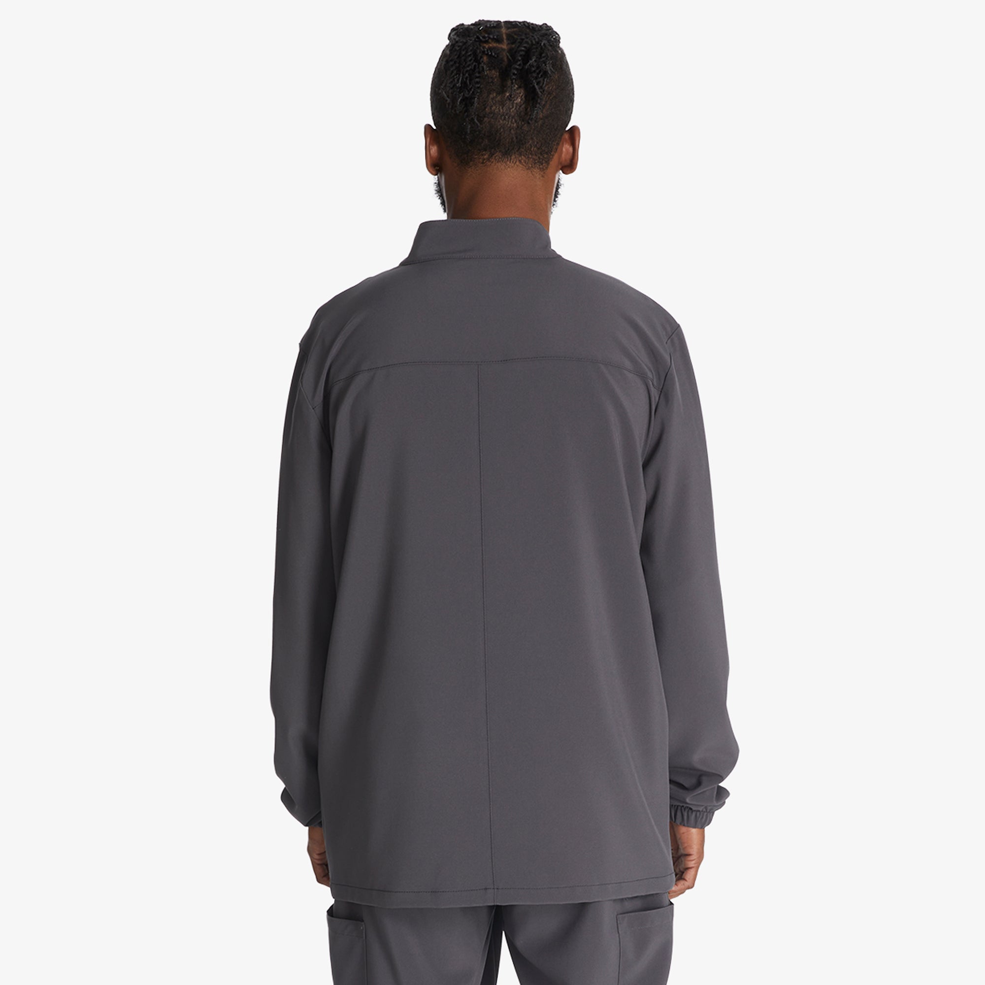 Men's EDS Essentials Zip Front Scrub Jacket - Image 2