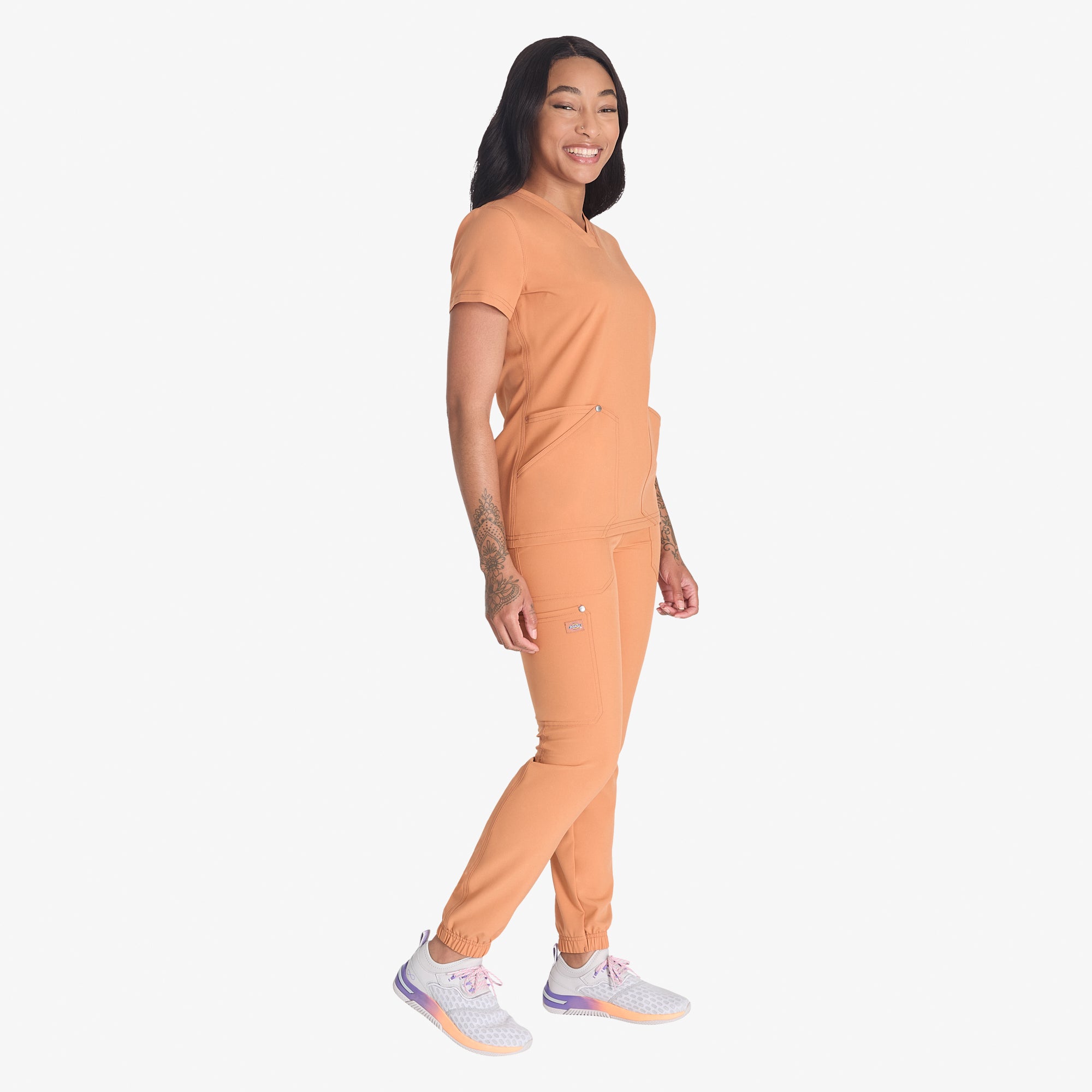 Women's EDS NXT V-Neck Scrub Top - Image 6