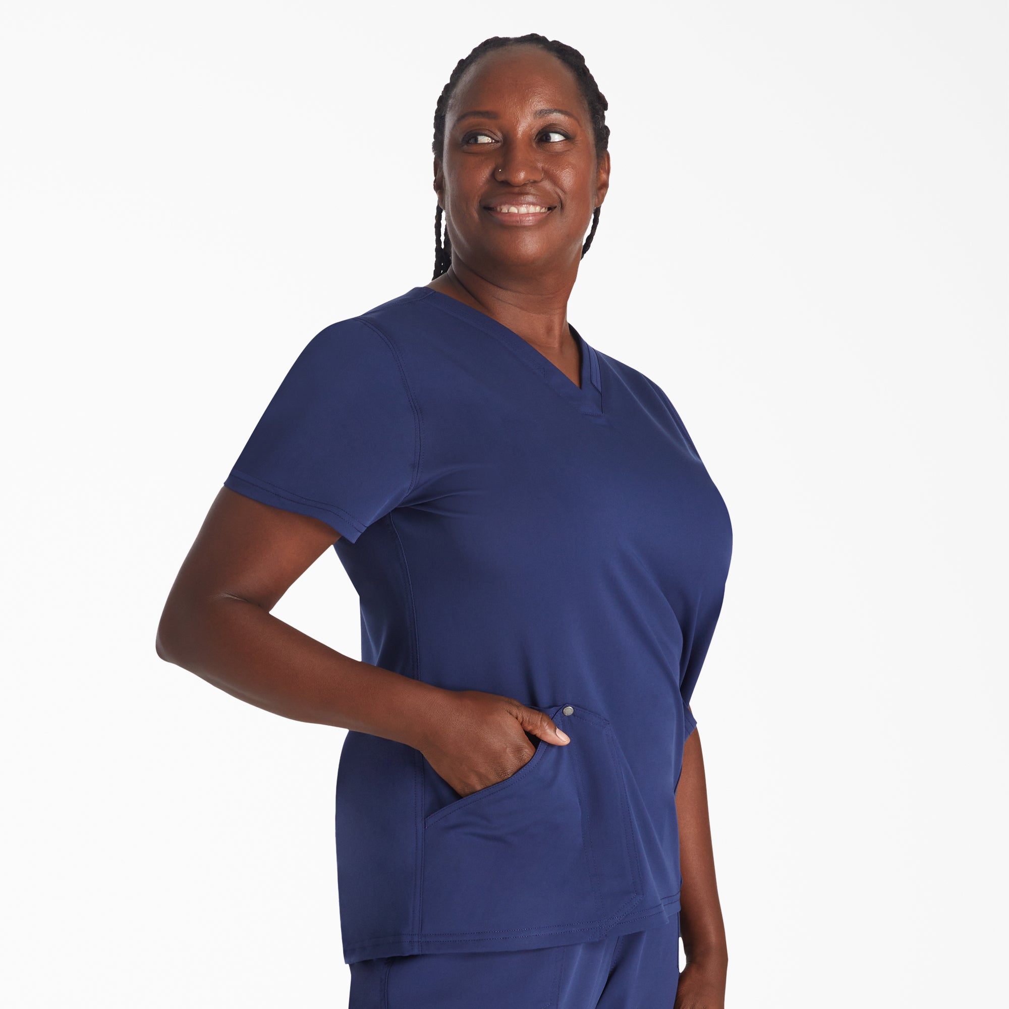 Women's EDS NXT V-Neck Scrub Top - Image 4
