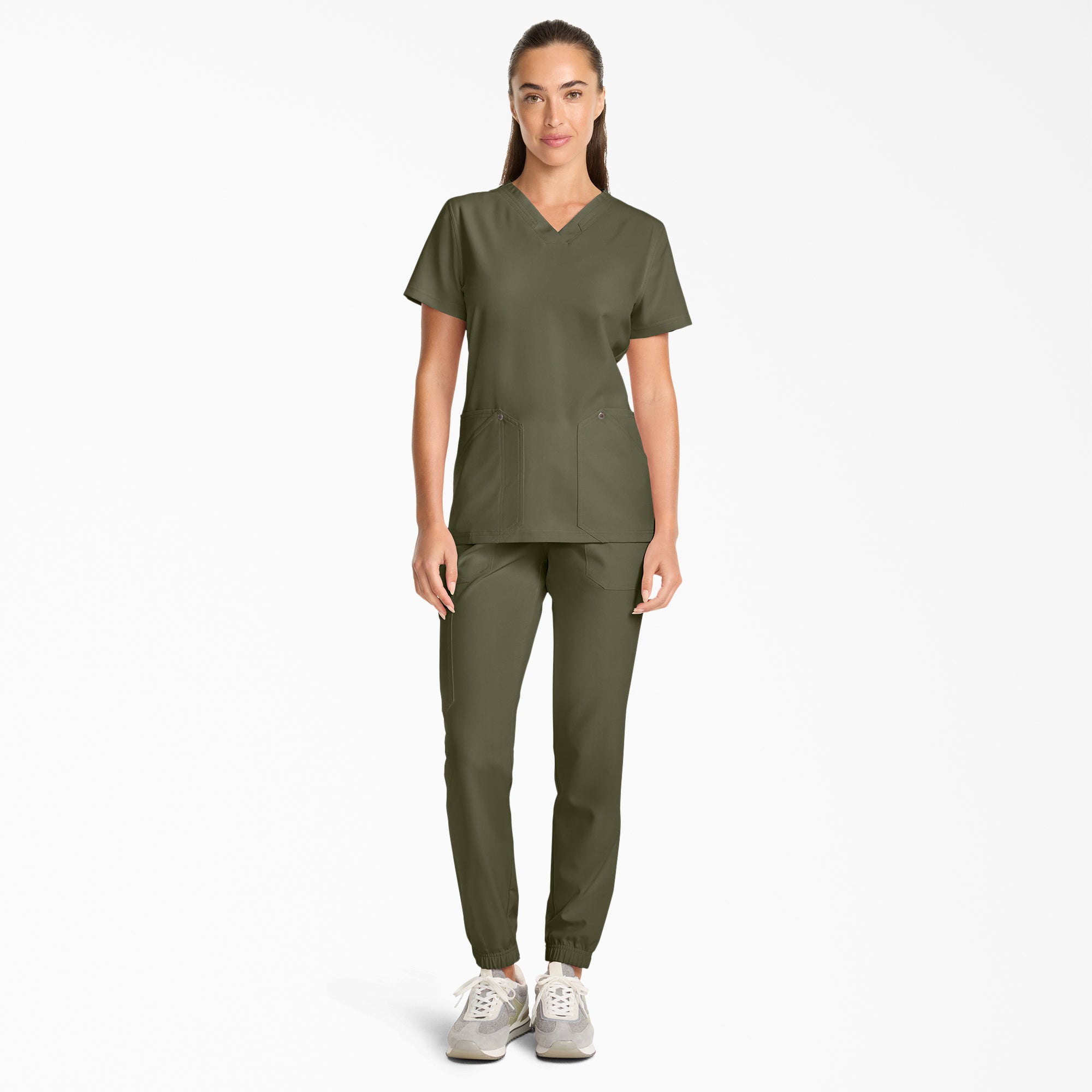 Women's EDS NXT V-Neck Scrub Top - Image 5