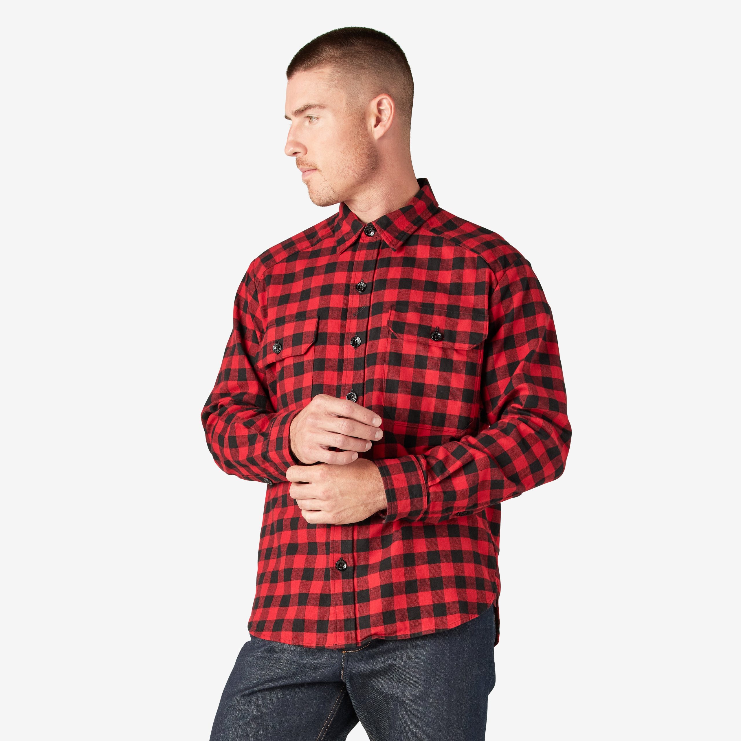Dickies 1922 Buffalo Check Flannel Shirt - Image 3