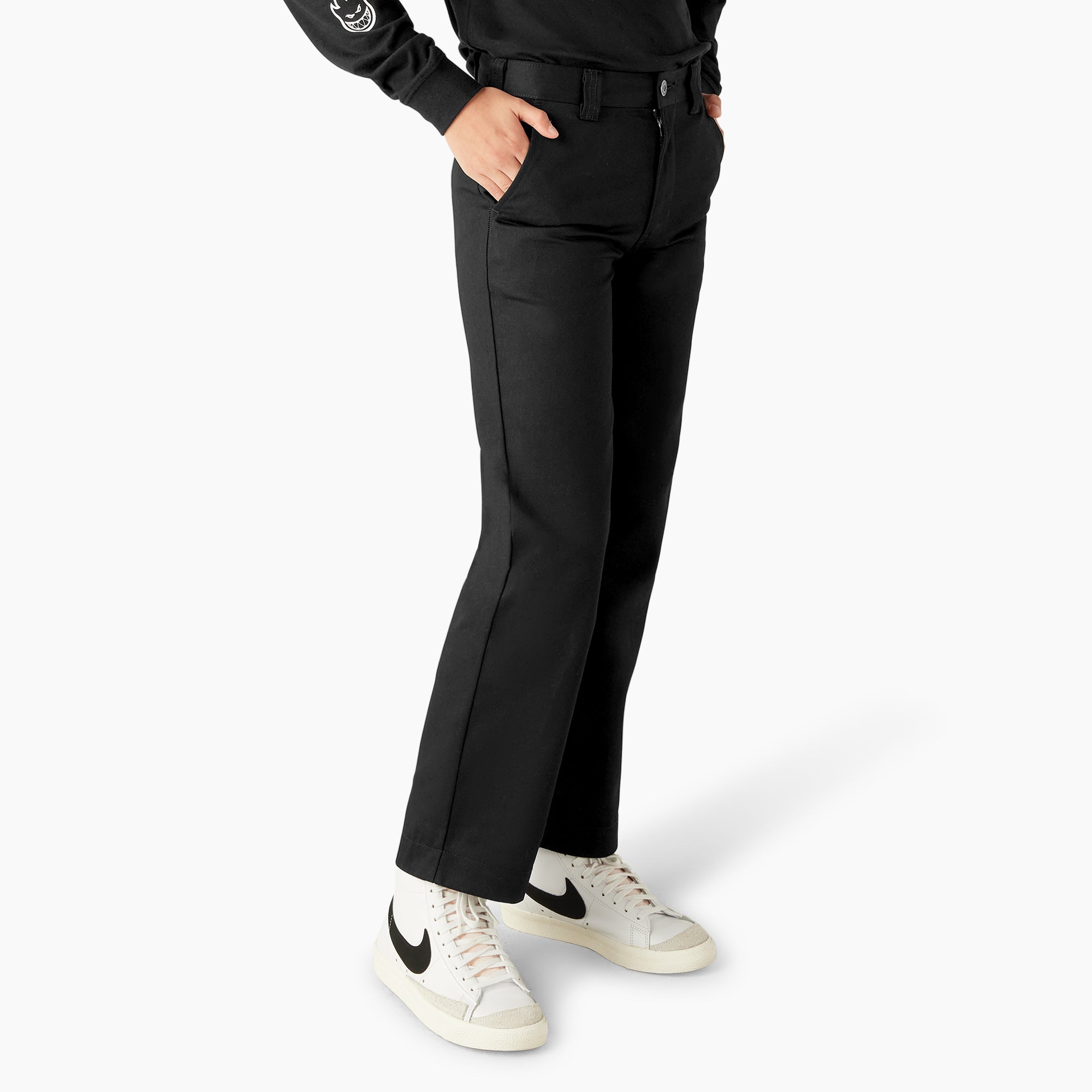 Dickies X Spitfire Kid's Flannel Cuff Pants - Image 4