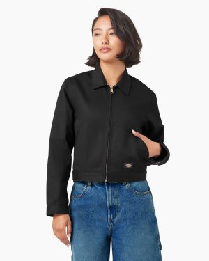 Women's Unlined Cropped Eisenhower Jacket