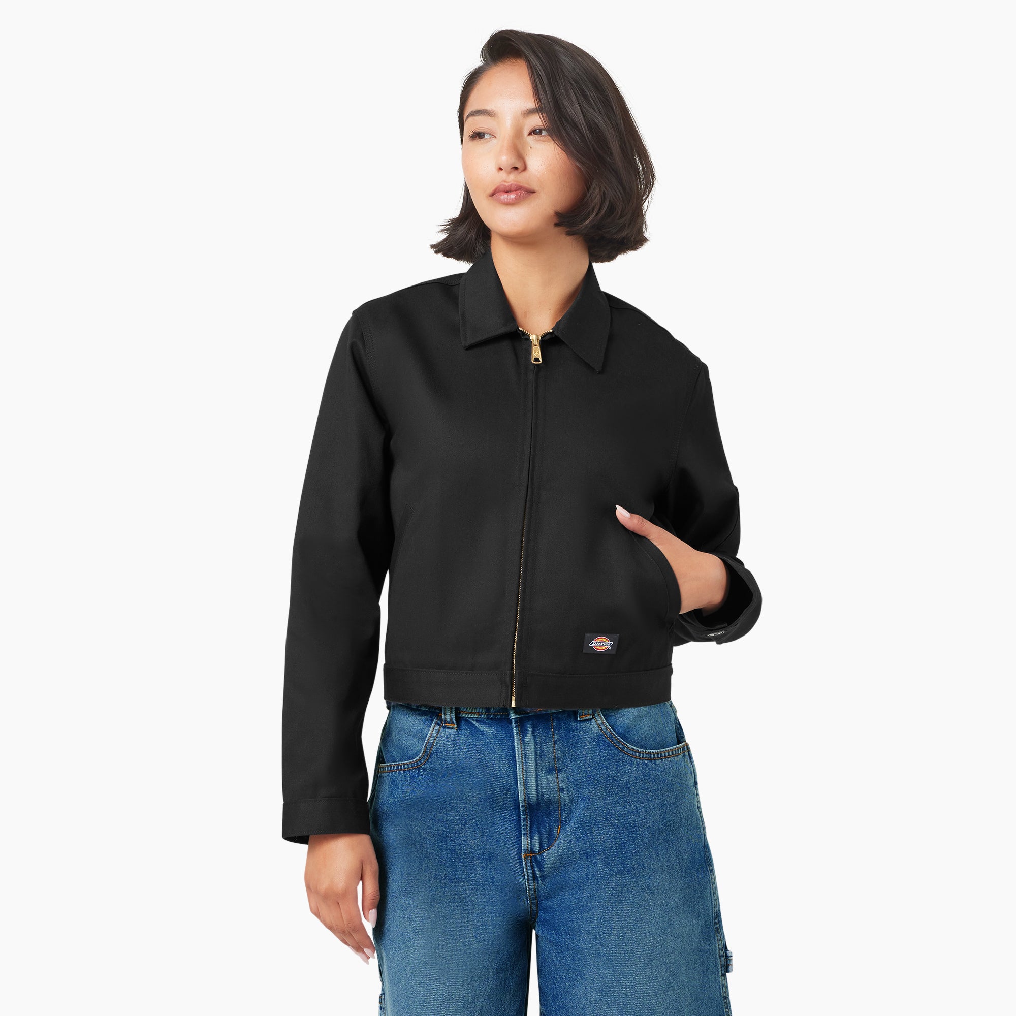 Women's Unlined Cropped Eisenhower Jacket