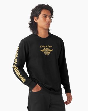 Dickies x Harley-Davidson Heavyweight Long Sleeve Eagle Tee