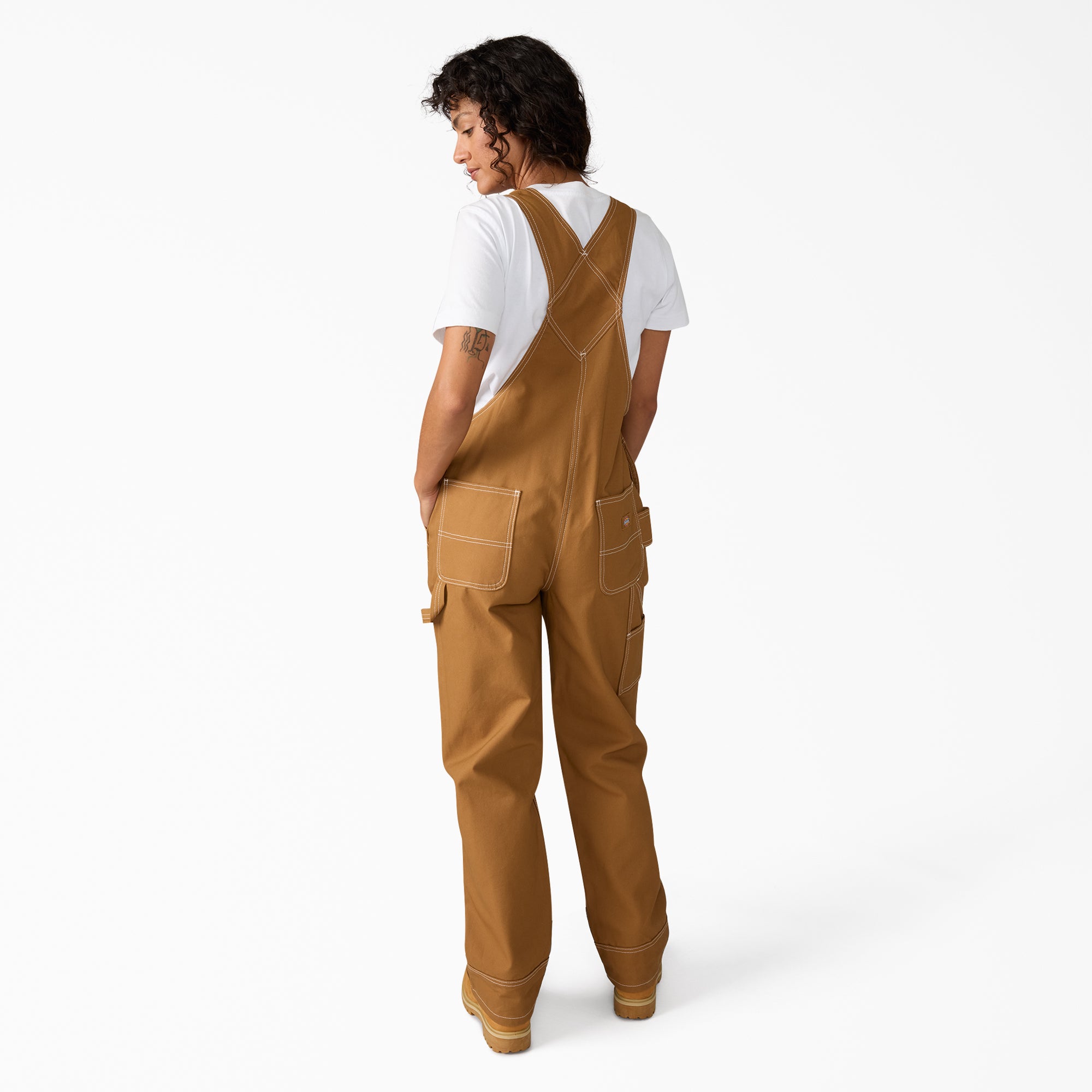 Women's Relaxed Fit Bib Overalls - Image 2
