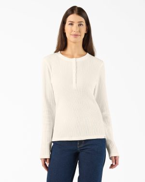 Women's Crewneck Henley Shirt