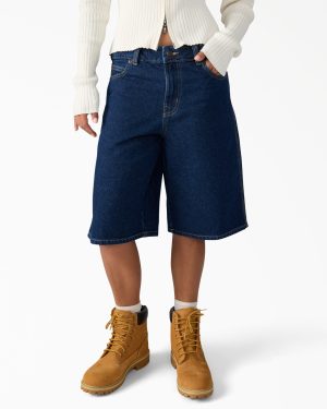 Women's 957 Loose Denim Shorts. 13