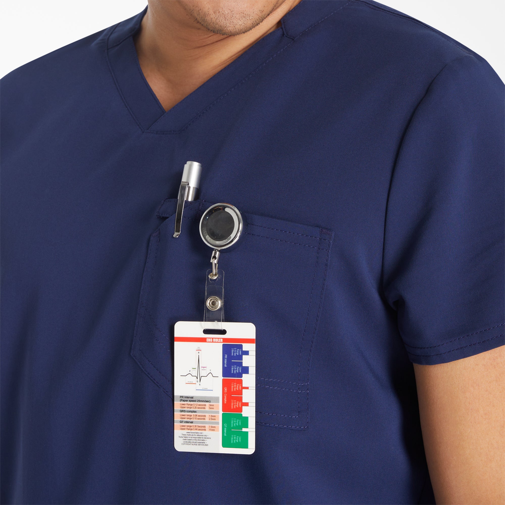 Men's EDS NXT V-Neck Scrub Top - Image 8