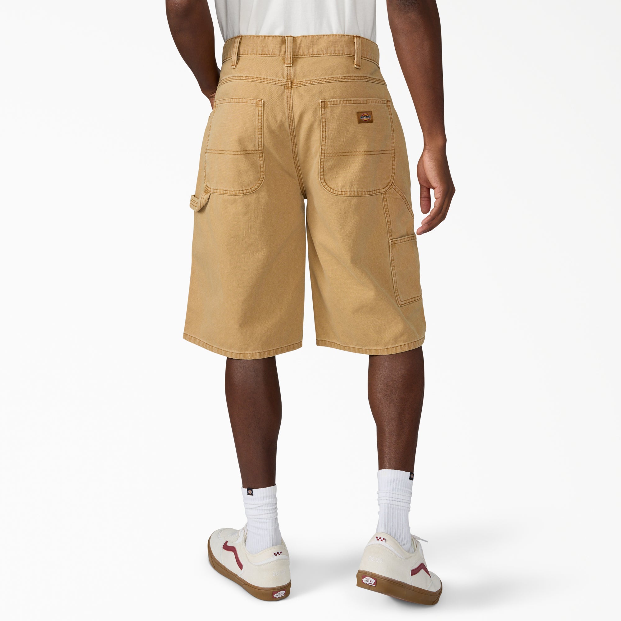 Worn In Relaxed Carpenter Duck Shorts. 13 - Image 2
