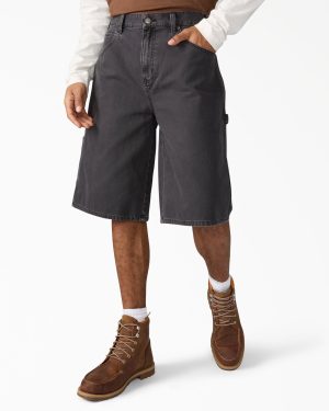 Worn In Relaxed Carpenter Duck Shorts. 13