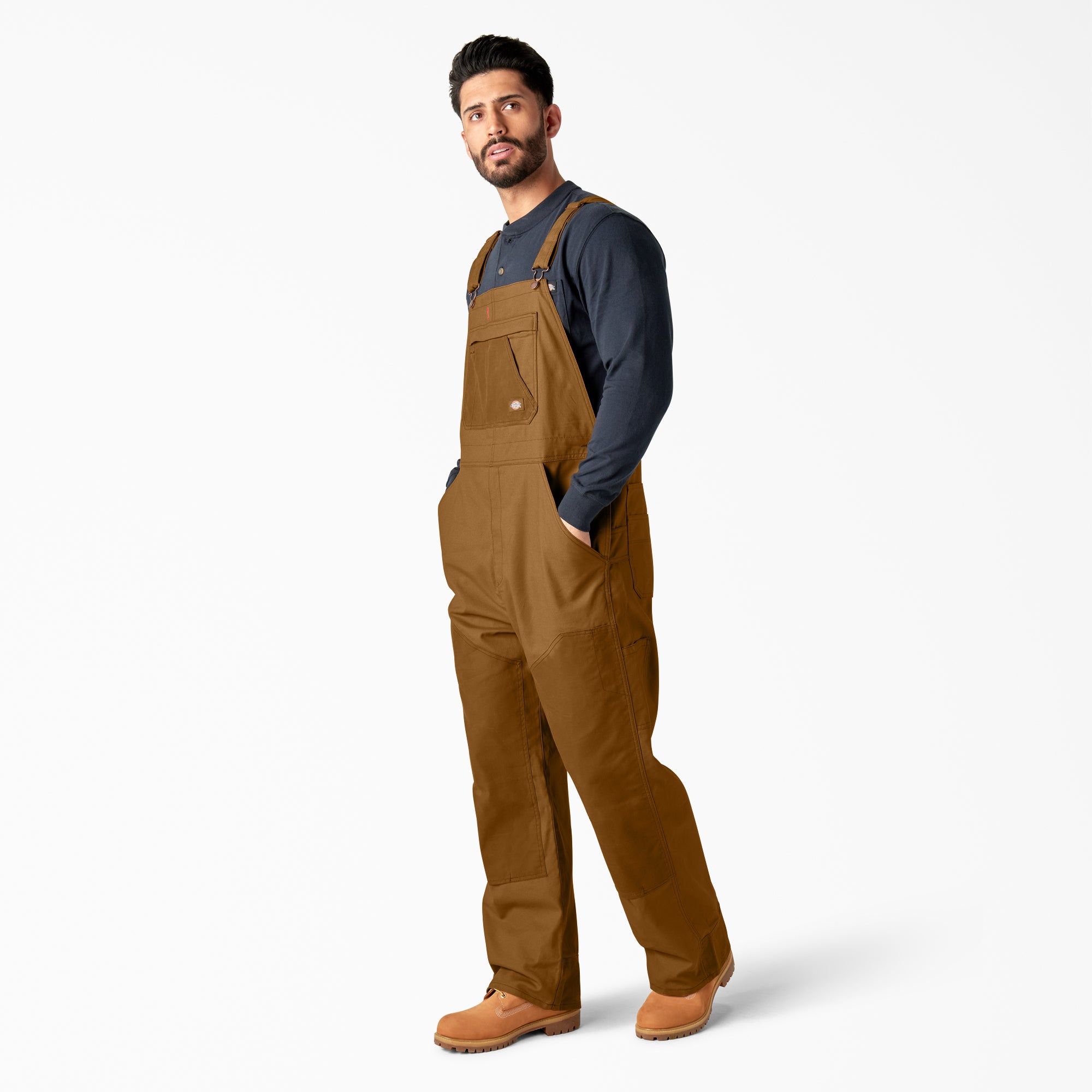Waxed Canvas Double Front Bib Overalls - Image 3