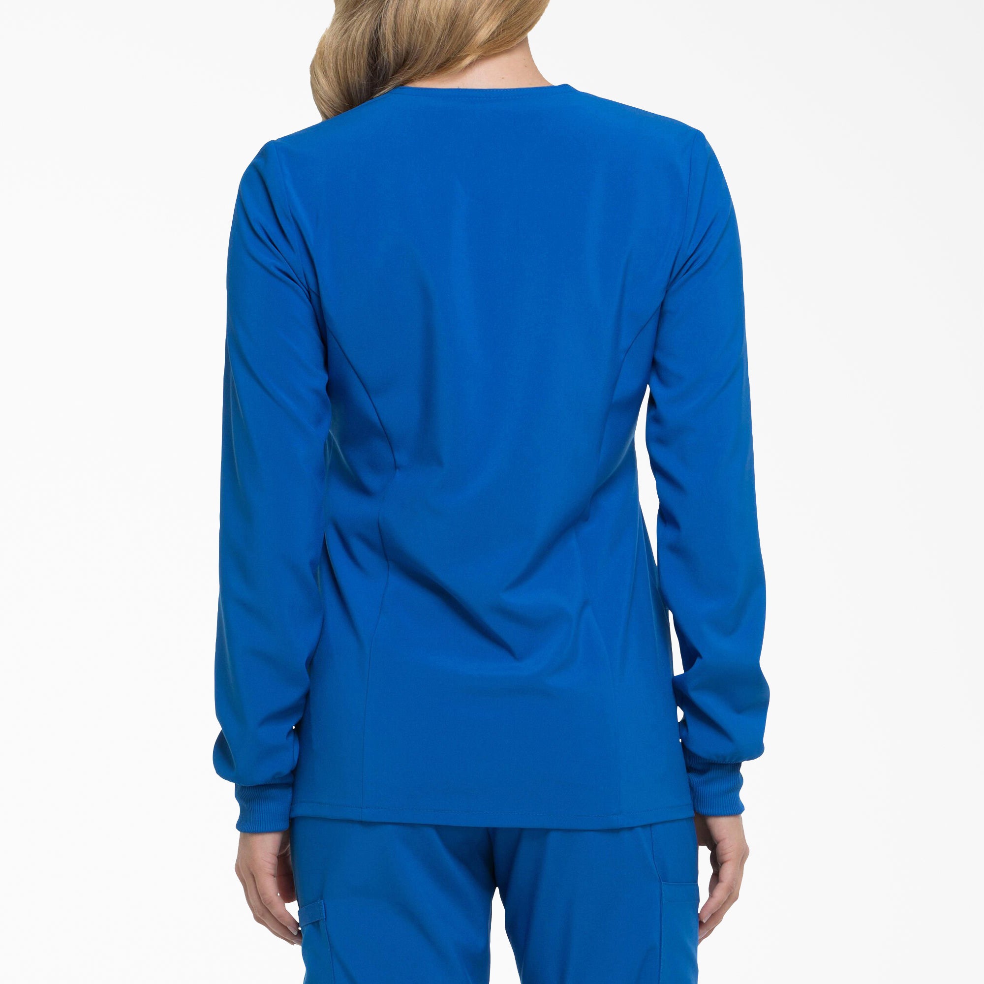 Women's EDS Essentials Snap Front Scrub Jacket - Image 2