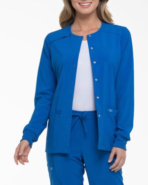 Women's EDS Essentials Snap Front Scrub Jacket