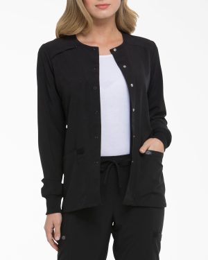 Women's EDS Essentials Snap Front Scrub Jacket