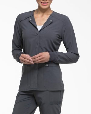 Women's EDS Essentials Snap Front Scrub Jacket