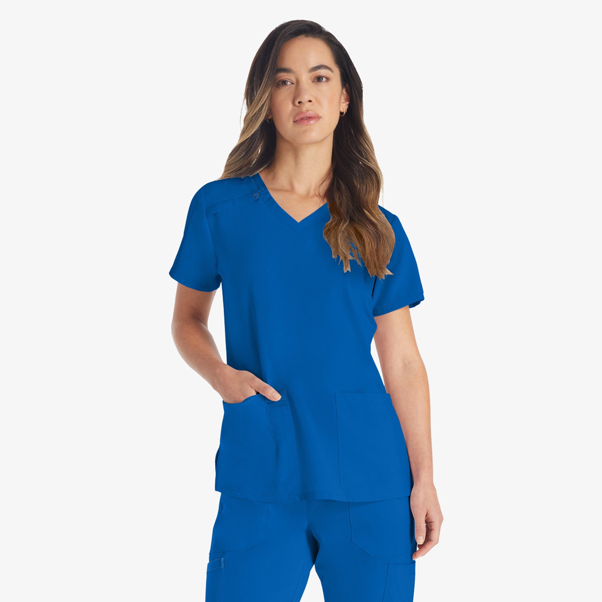 Women's EDS Essentials V-Neck Scrub Top