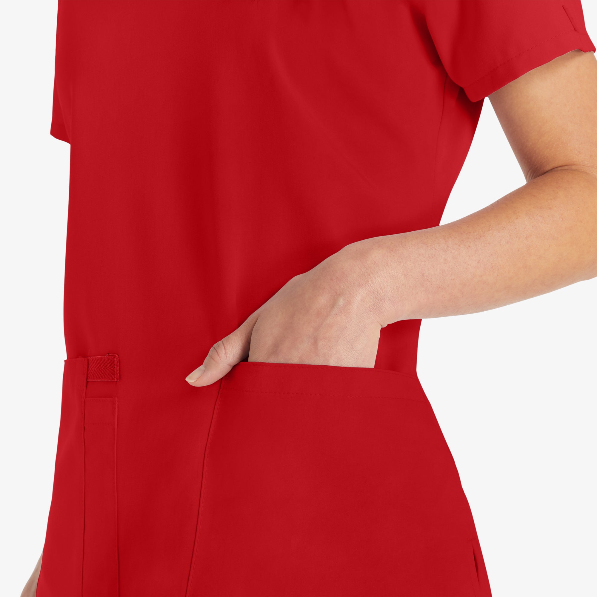Women's EDS Essentials V-Neck Scrub Top - Image 6
