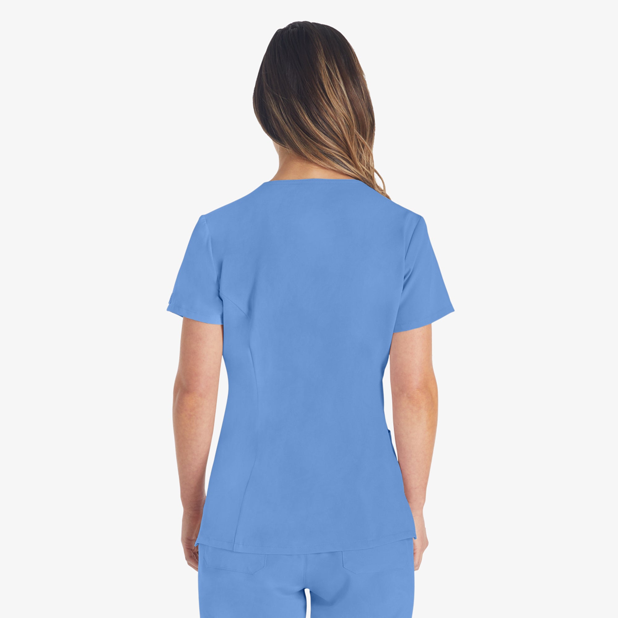 Women's EDS Essentials V-Neck Scrub Top - Image 2