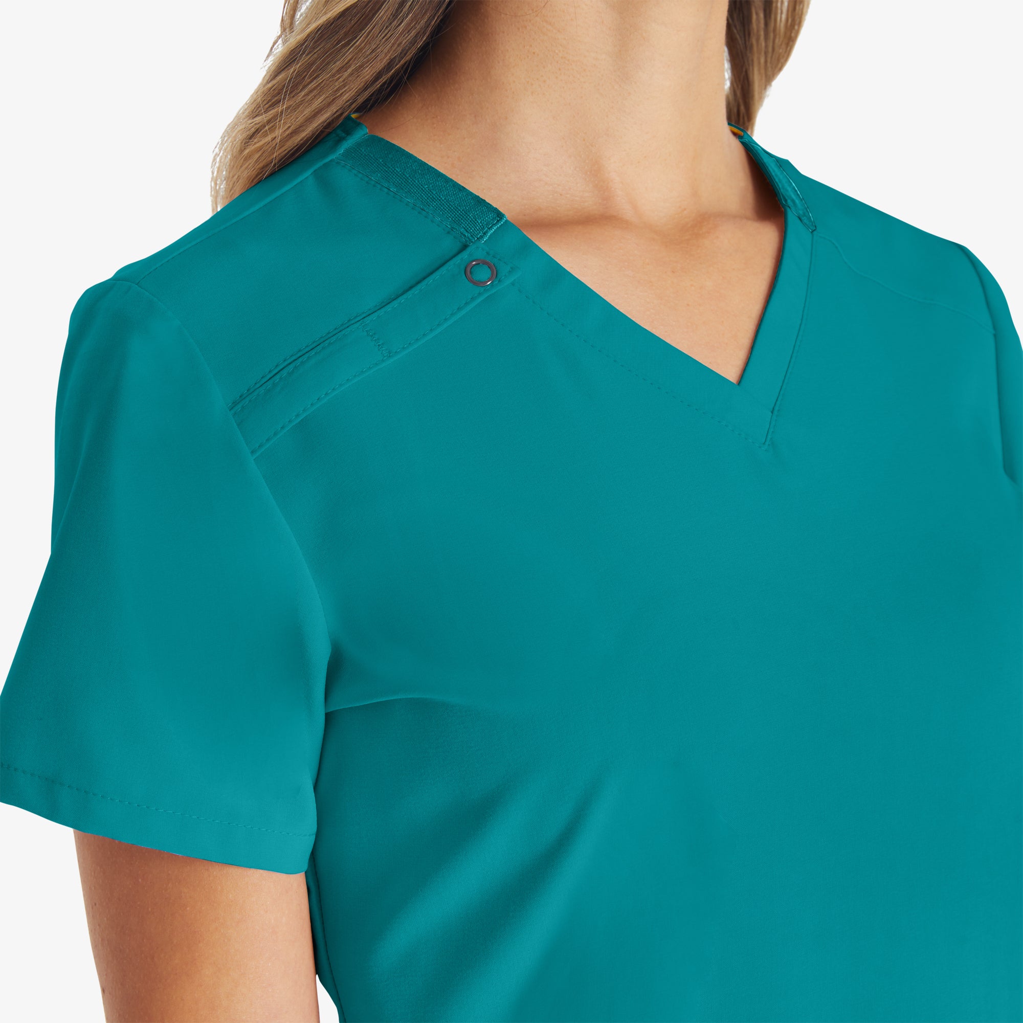 Women's EDS Essentials V-Neck Scrub Top - Image 6