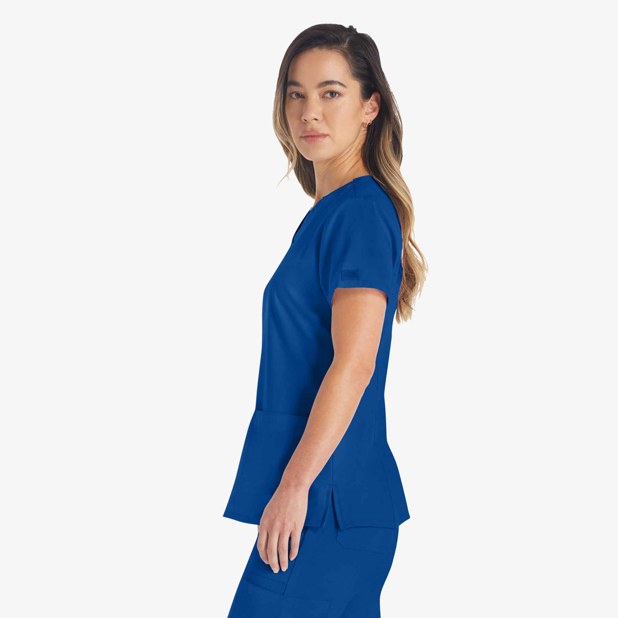 Women's EDS Essentials V-Neck Scrub Top - Image 3