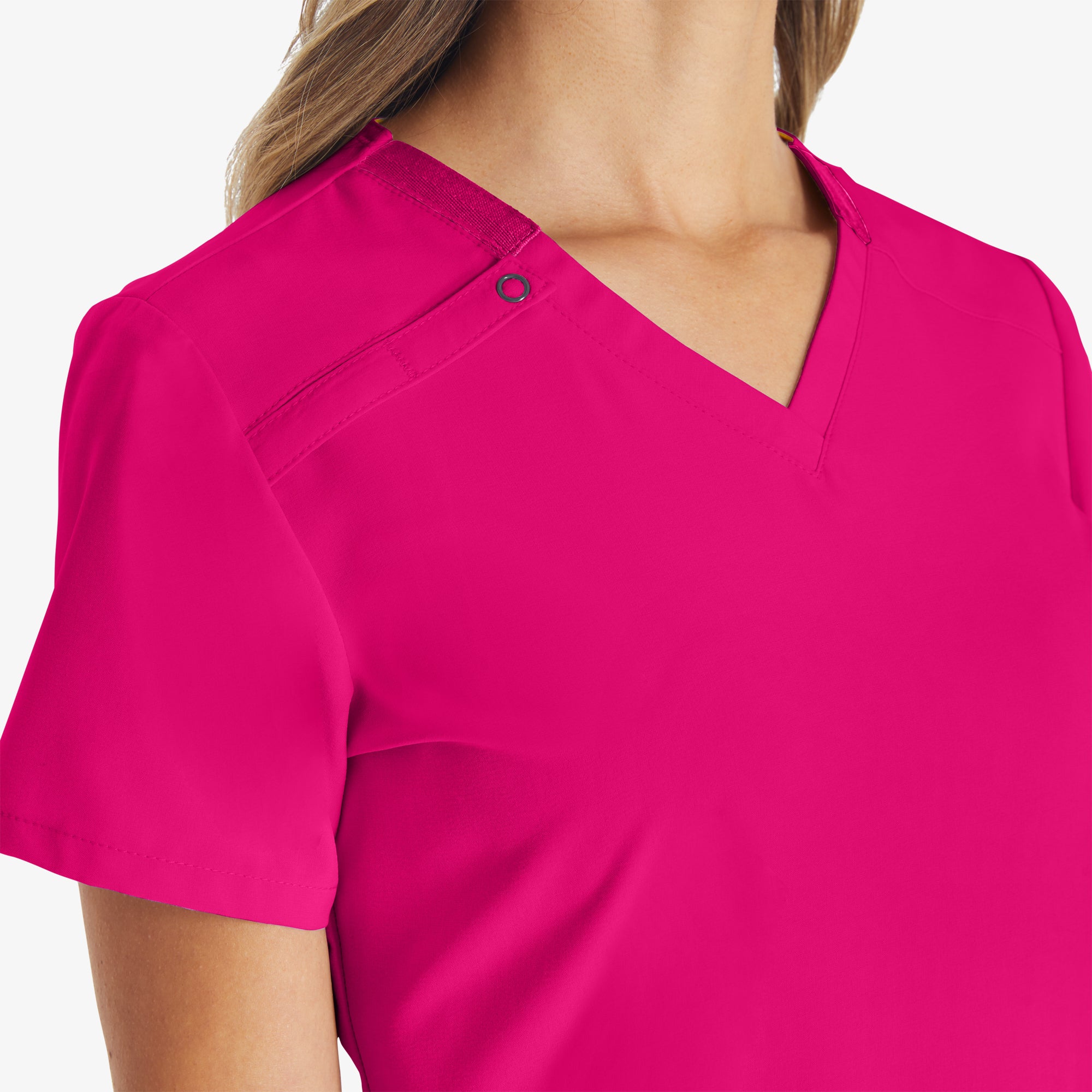 Women's EDS Essentials V-Neck Scrub Top - Image 6