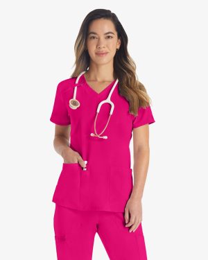 Women's EDS Essentials V-Neck Scrub Top