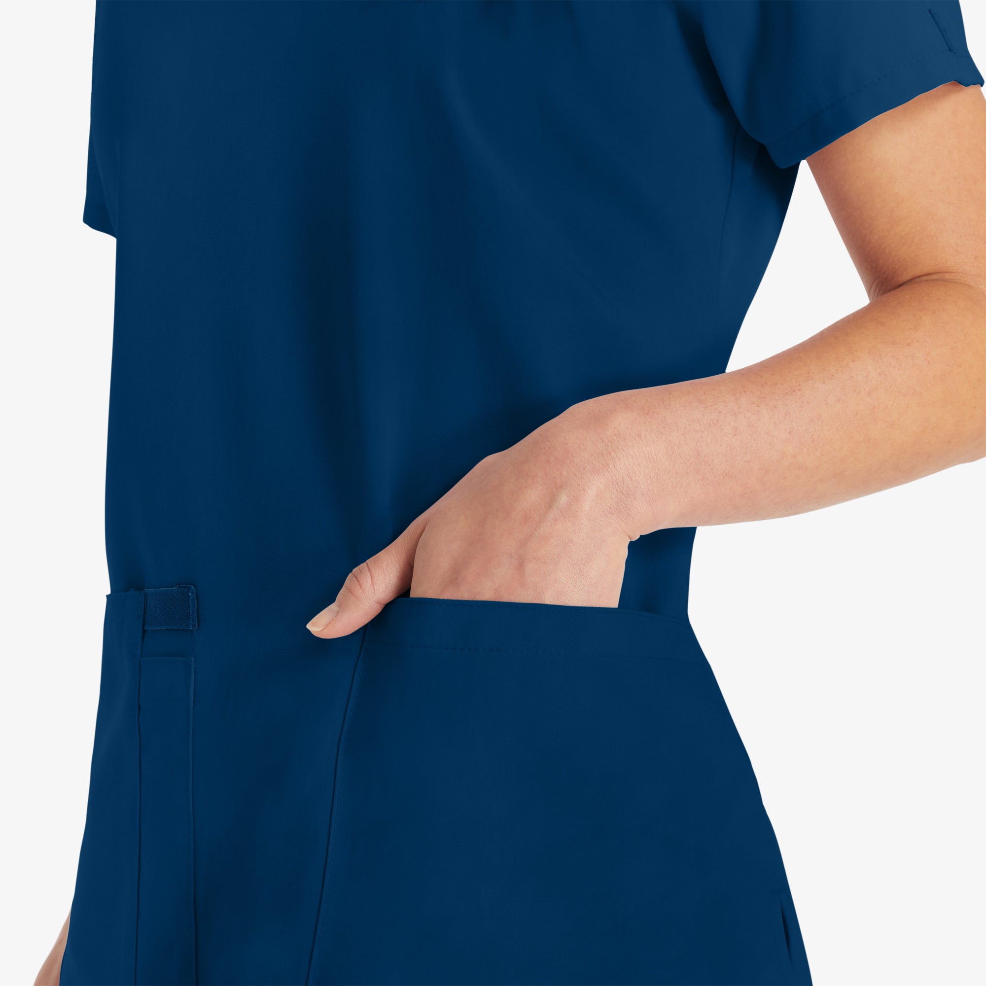 Women's EDS Essentials V-Neck Scrub Top - Image 8