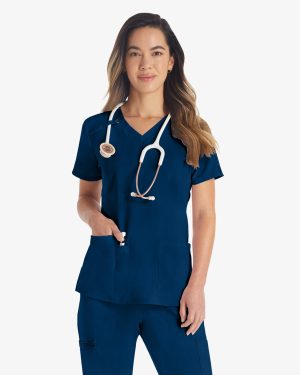 Women's EDS Essentials V-Neck Scrub Top