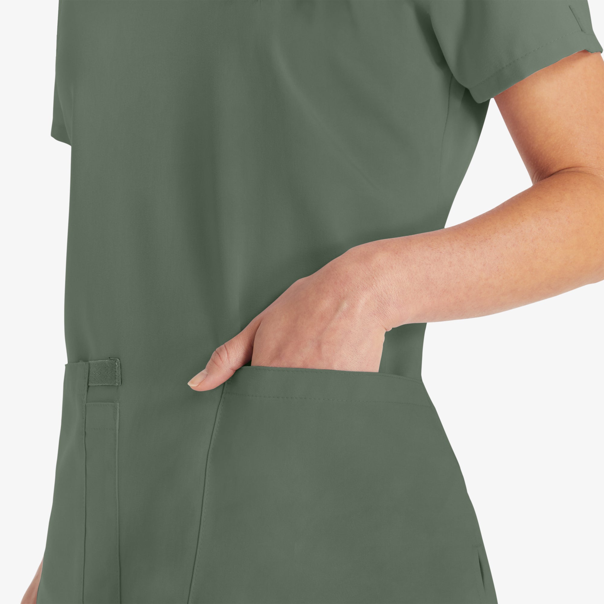 Women's EDS Essentials V-Neck Scrub Top - Image 6