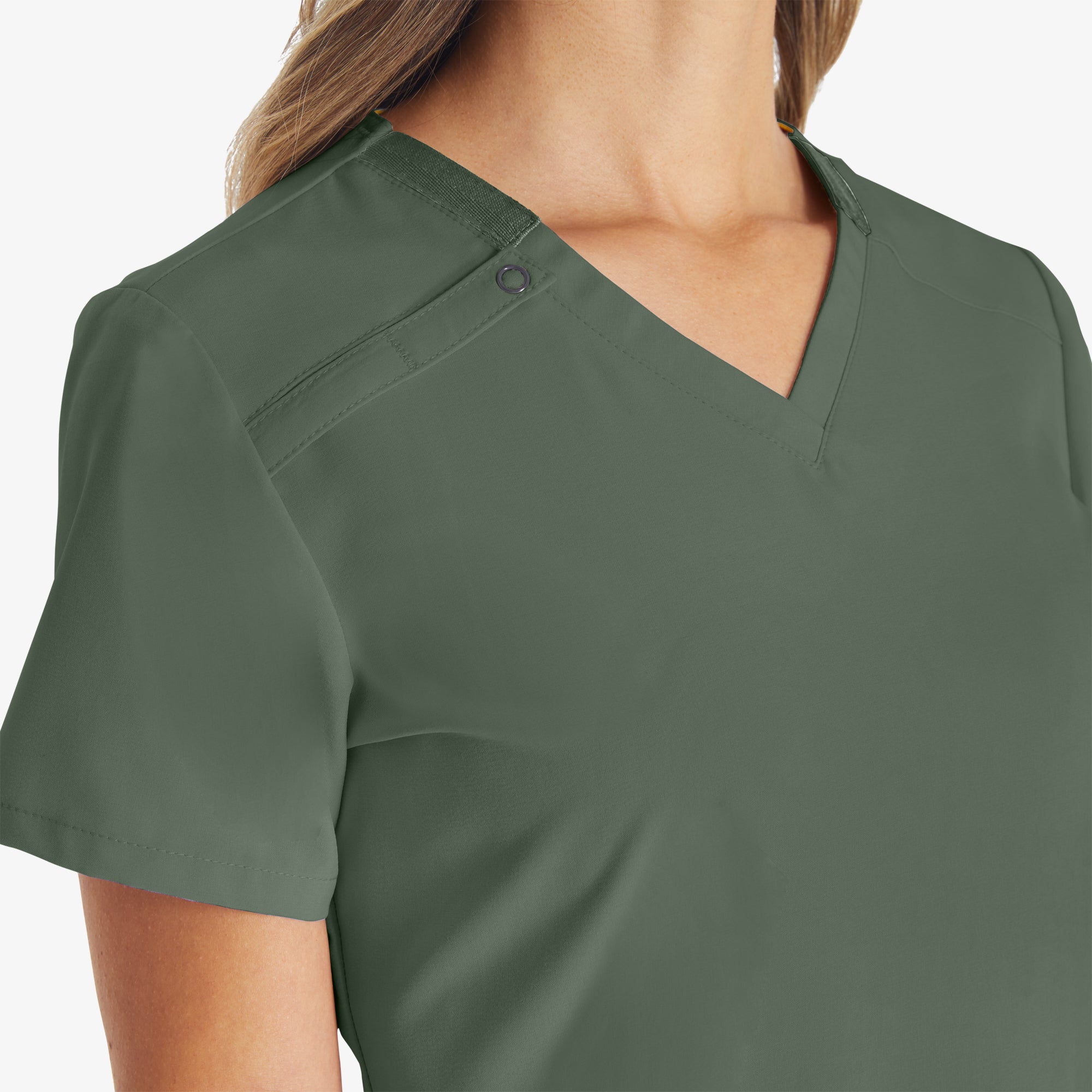 Women's EDS Essentials V-Neck Scrub Top - Image 5