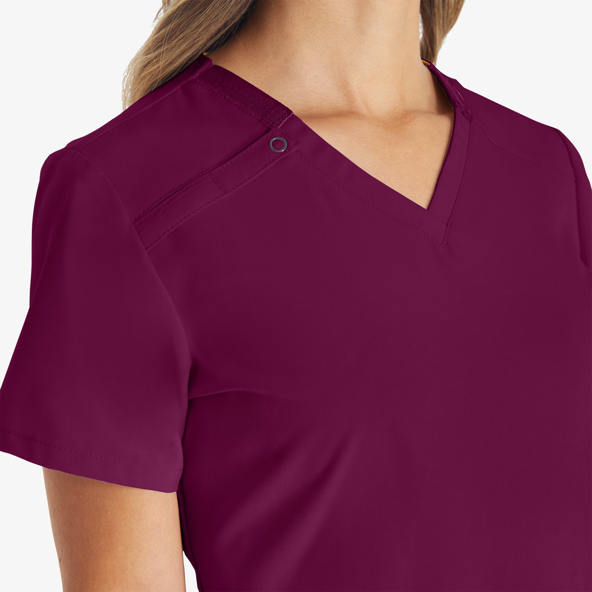 Women's EDS Essentials V-Neck Scrub Top - Image 8