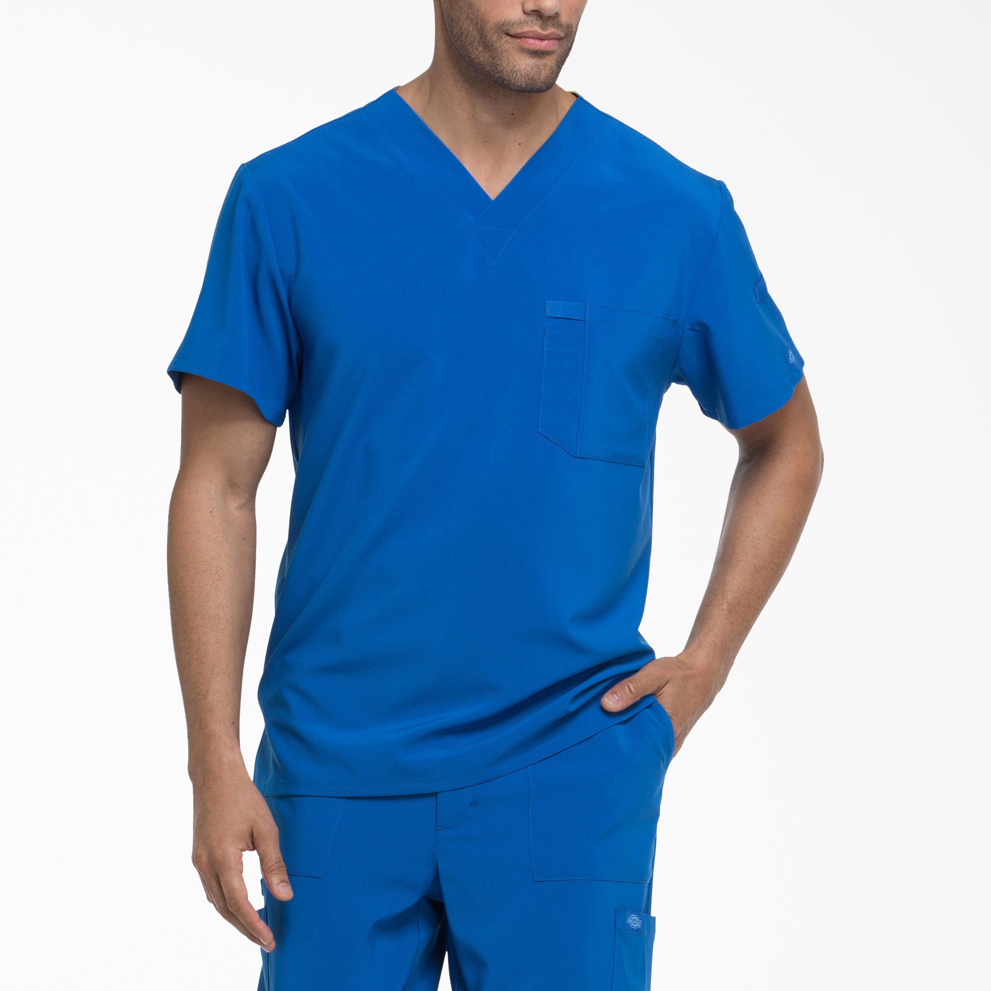 Men's EDS Essentials Tuckable V-Neck Scrub Top