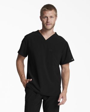 Men's EDS Essentials Tuckable V-Neck Scrub Top