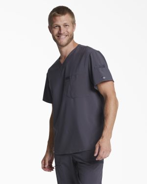Men's EDS Essentials Tuckable V-Neck Scrub Top