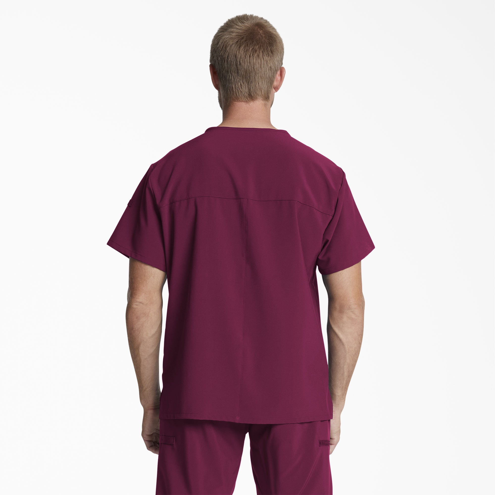 Men's EDS Essentials Tuckable V-Neck Scrub Top - Image 2