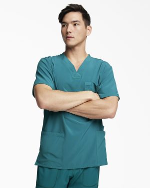 Men's EDS Essentials V-Neck Scrub Top