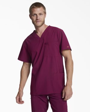 Men's EDS Essentials V-Neck Scrub Top