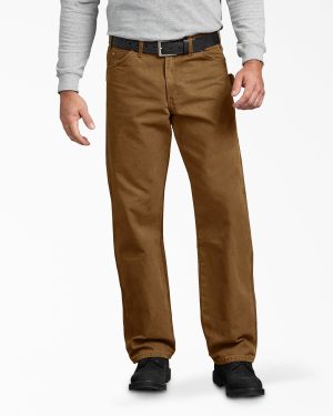Relaxed Fit Sanded Duck Carpenter Pants