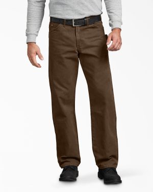 Relaxed Fit Sanded Duck Carpenter Pants