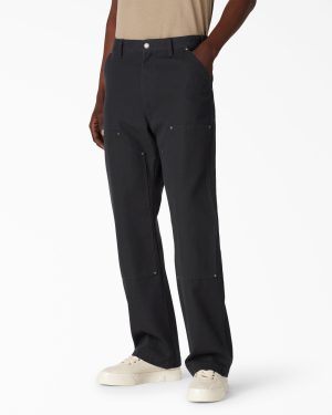 Relaxed Fit Double Knee Duck Pants