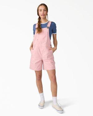 Women's Relaxed Fit Bib Shortalls. 7