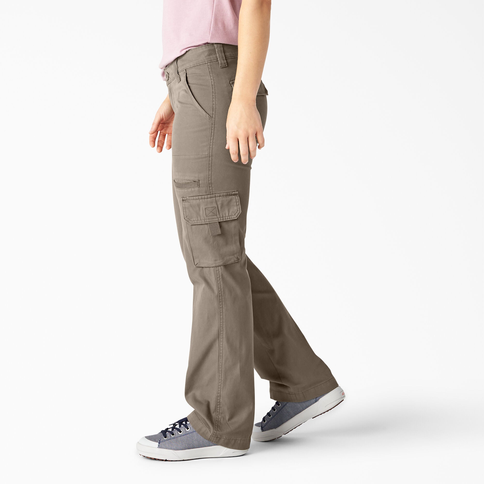 Women's Relaxed Fit Straight Leg Cargo Pants - Image 3