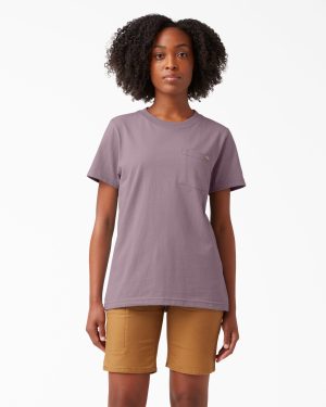 Women's Heavyweight Short Sleeve Pocket T-Shirt